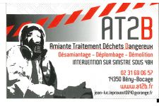 Logo de AT2B – Amiante Traitement Déchets Dangereux Logo de AT2B – Amiante Traitement Déchets Dangereux
